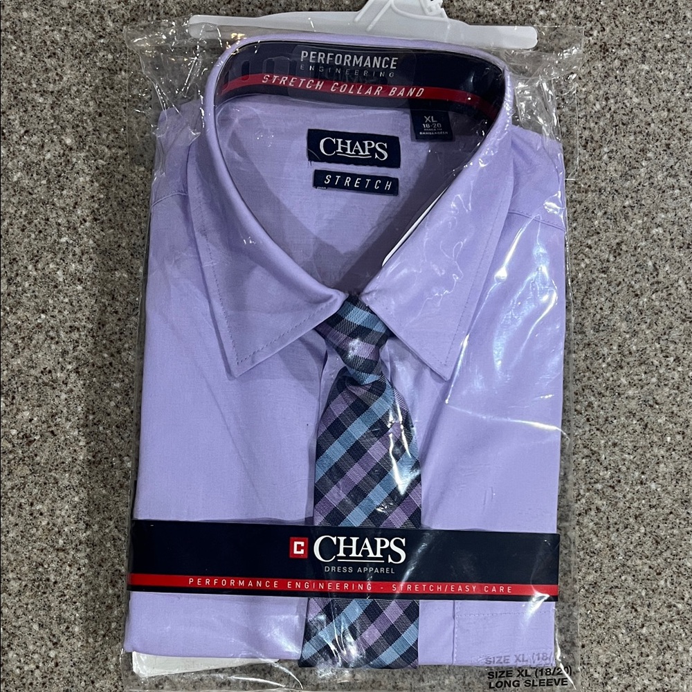 Chaps Men's Lavender Dress Shirt